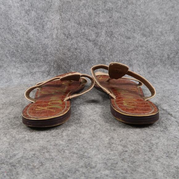 Sam Edelman Shoes Womens 6.5 Sandal Fashion Flats Slip On Kira Flip Flop T Strap - Picture 4 of 11